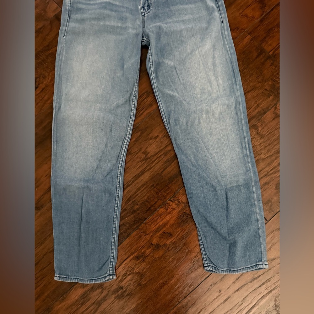 Mother The Dropout Jeans Size 25 Coastline Light Wash Lightweight Denim - Picture 4 of 11